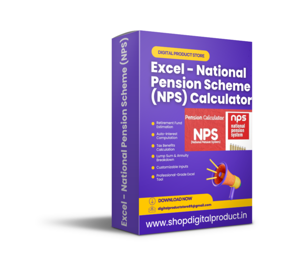 Excel - National Pension Scheme (NPS) Calculator