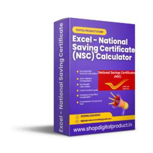 Excel - National Saving Certificate (NSC) Calculator