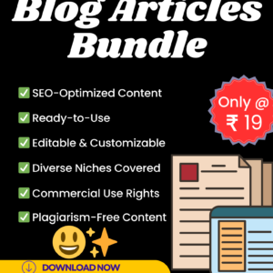 1000+ Blog Articles Bundle