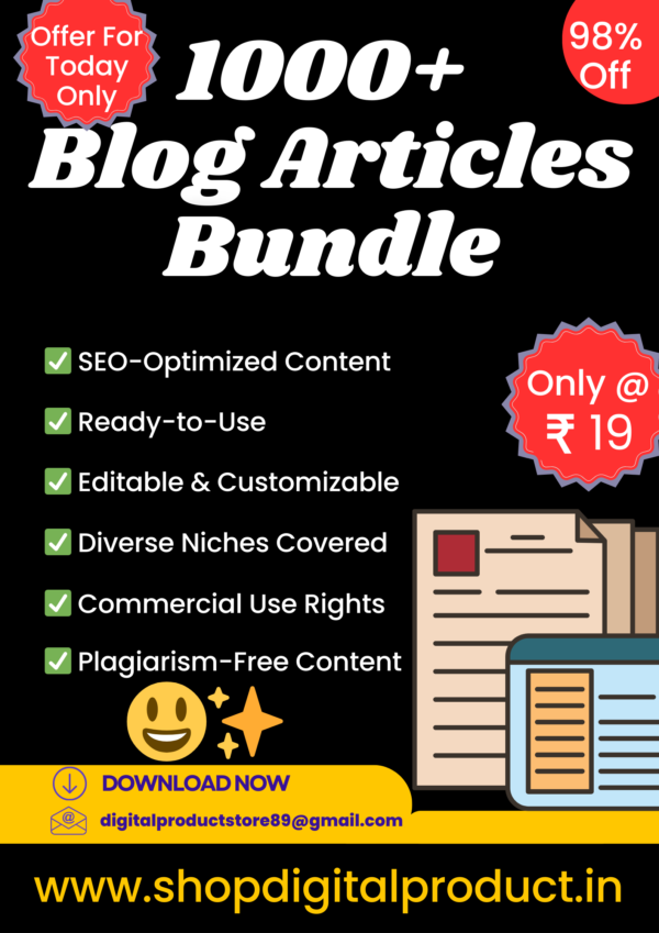1000+ Blog Articles Bundle